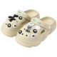 Hole Shoes Men's Summer New Outdoor Beach Thick Sole Non-Slip Sandals with Baotou Half Slippers Men's 2024 Outer Wear