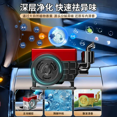 Cross-Border New Product Car Perfplant seat - new-tractor-black-comes-with-1-pack-of-scented-strips