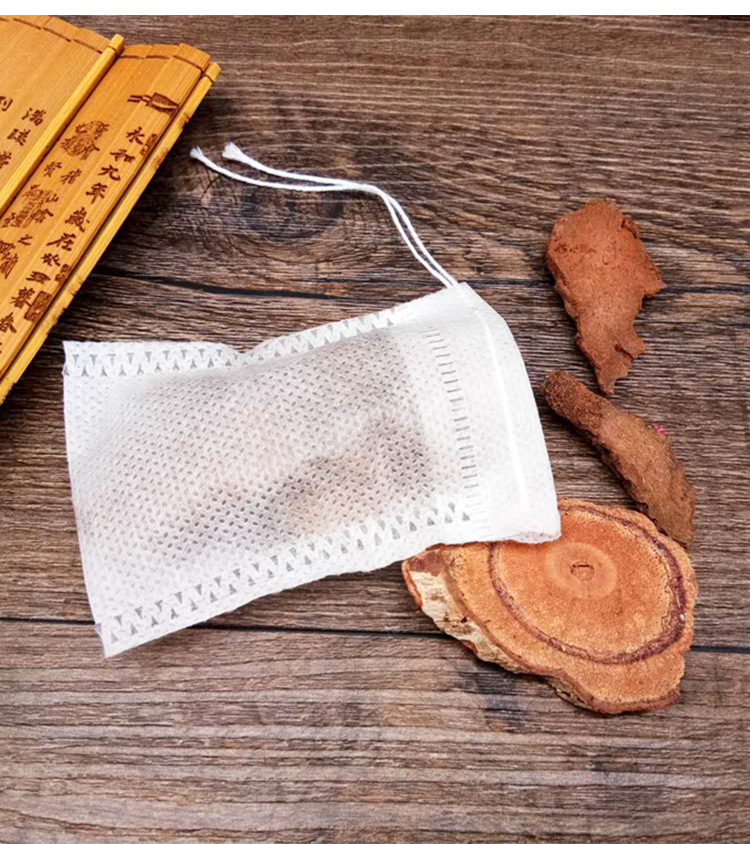 Non-woven tea bag, disposable filter bag, hot pot seasoning, brewing bag, 7*9cm, thread-spool type, braised seasoning tea bag