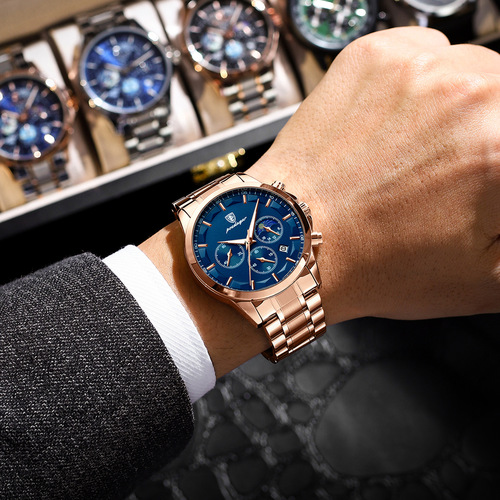 Swiss brand new sports men's watch multi-functional waterproof quartz watch live foreign trade dropshipping