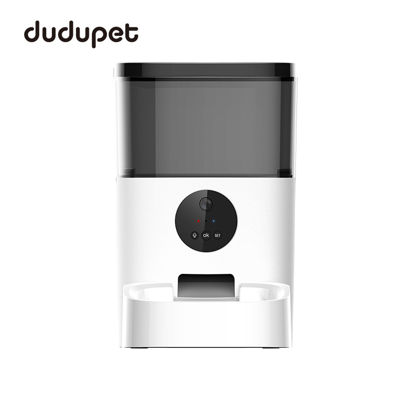 嘟都宠物喂食器智能定时自动喂食机4L猫咪狗狗wifi视频版