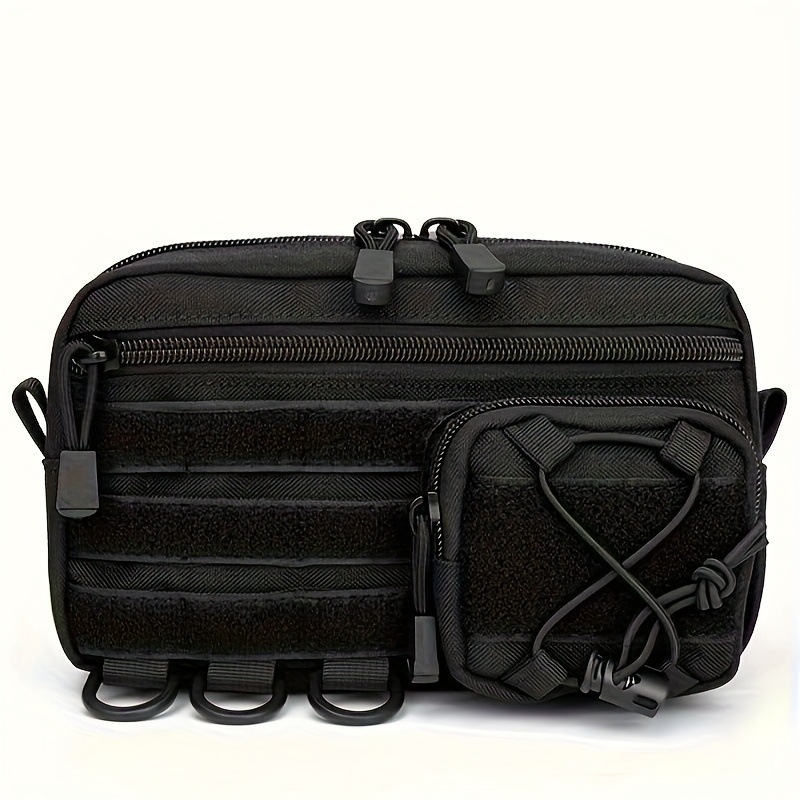 Outdoor military enthusiast bag, extra-large single-person first aid kit, laser medical kit, tactical MOLLE system waist pack, accessory bag