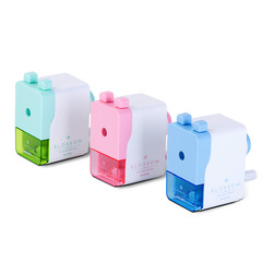 Geti 0744 cartoon cute hand-crank pencil sharpener pencil sharpener pencil sharpener for students stationery supplies