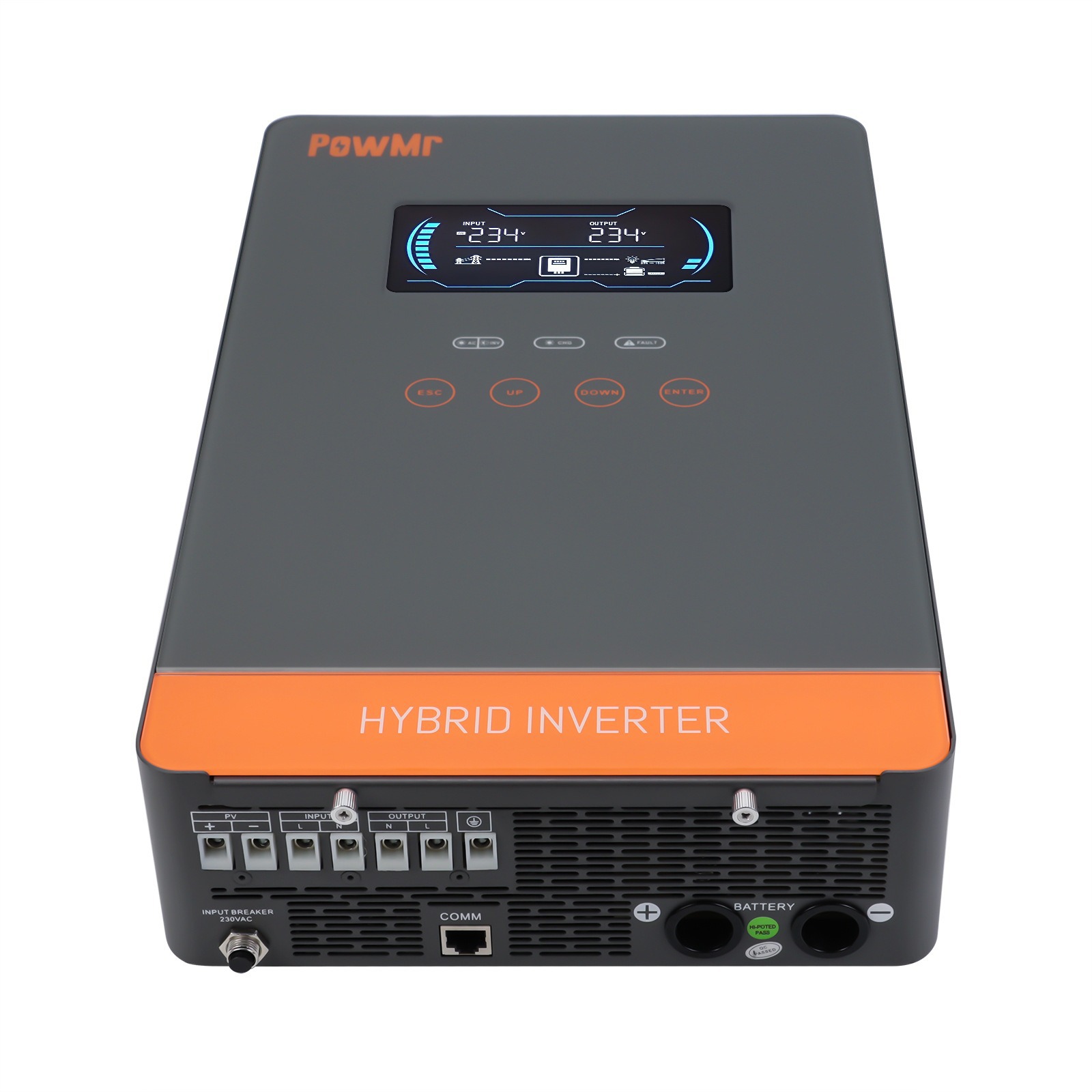PowMr4500W110V inversor híbrido de energía solar estándar estadounidense inversor de almacenamiento de energía doméstico todo en uno explosión transfronteriza