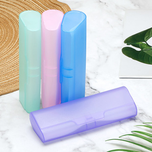 Transparent plastic glasses, 4 colors