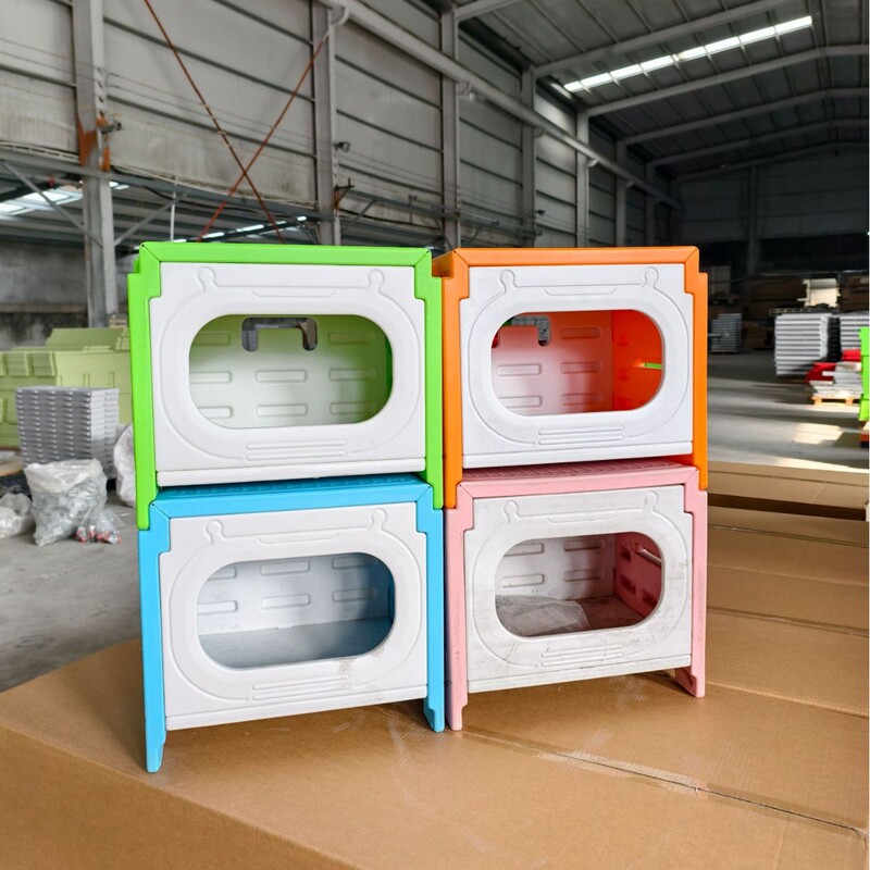 Multifunctional Drawer Music Stool, Building Block Stool, Plastic Injection Molded Three-Sided Seating Stool for Music Classroom, School Activities, and Large Choir Multifunctional Drawer Music Stool, Building Block Stool, Plastic Injection Molded Three-Sided Seating Stool for Music Classroom, School Activities, and Large Choir