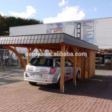 圣菲亚木屋厂家直销 承接加工家居车棚/户外停车棚/花棚