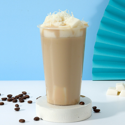 Raw coconut latte powder 1000g instant three-in-one coffee powder beverage store commercial raw material coconut milk flavor coffee powder