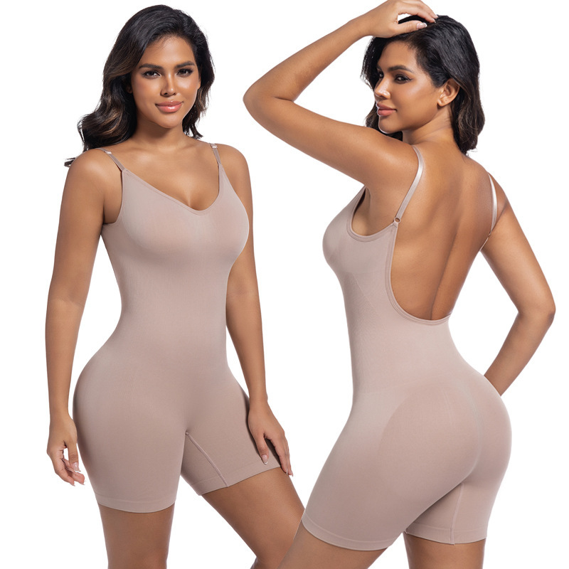 One-Piece Shapewear for Women, Sexy Backless Body Shaping Underwear, Plus Size Slimming Corset, Waist Cincher