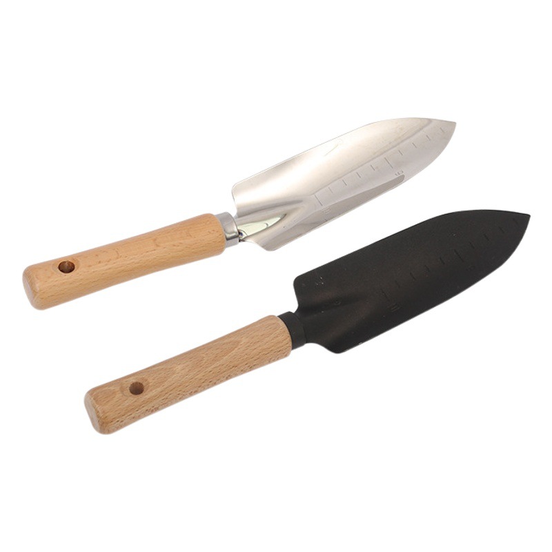 Mar herramientas de conducción de acero inoxidable 11 piezas traje de jardín al aire libre azada flor pala de plantación de flores maceta de jardinería de doble uso rastrillo de azada