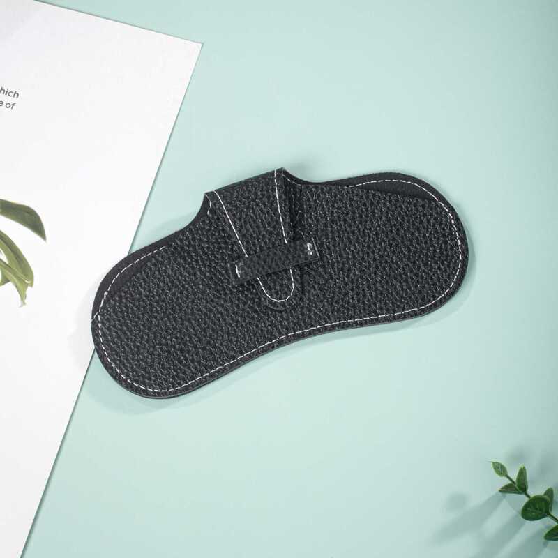 Cross-border Unisex Leather Sunglasses Case Portable PU Glasses Bag Myopia Frame Soft Bag Glasses Cover