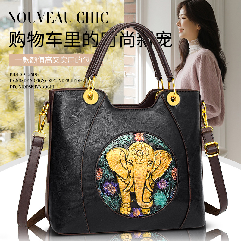 2023 Invierno nueva bolsa de mensajero de hombro portátil de estilo europeo y americano fresco de la moda de comercio exterior transfronterizo