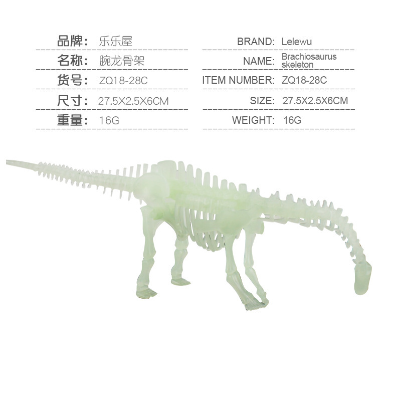 Transfronterizos de venta caliente simulación sólida modelo de cráneo de dinosaurio estático T. rex Velociraptor esqueleto arqueológico juguetes para niños
