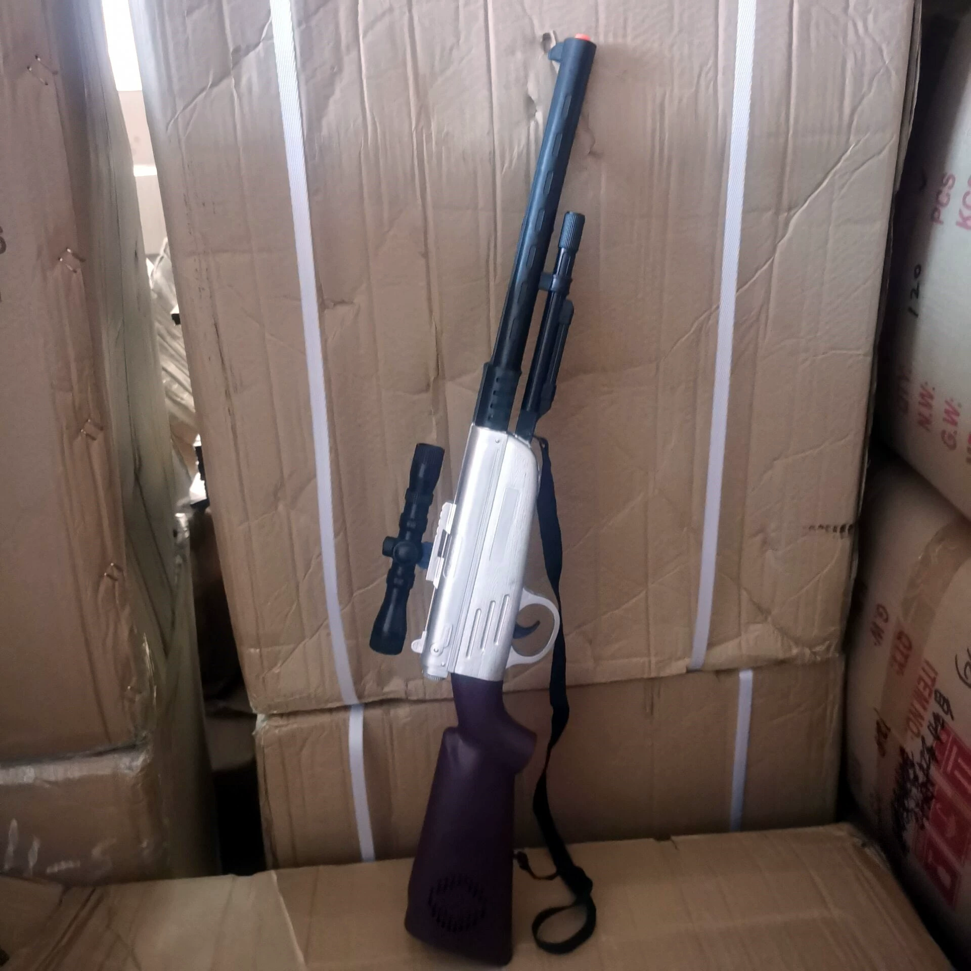 Gun model, toy, makes sounds