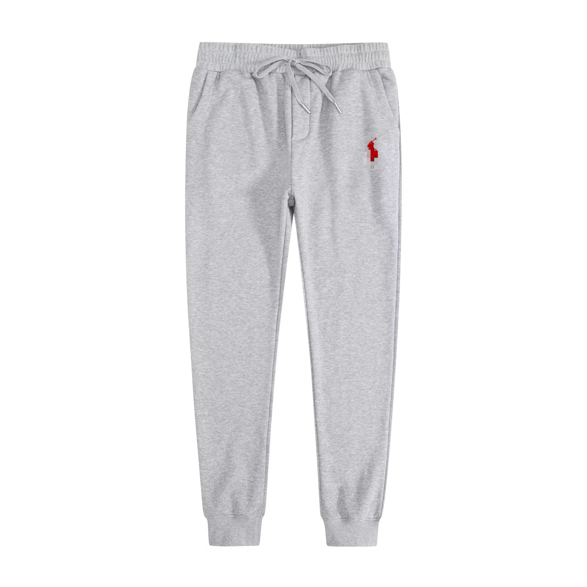 Gray pants-red label