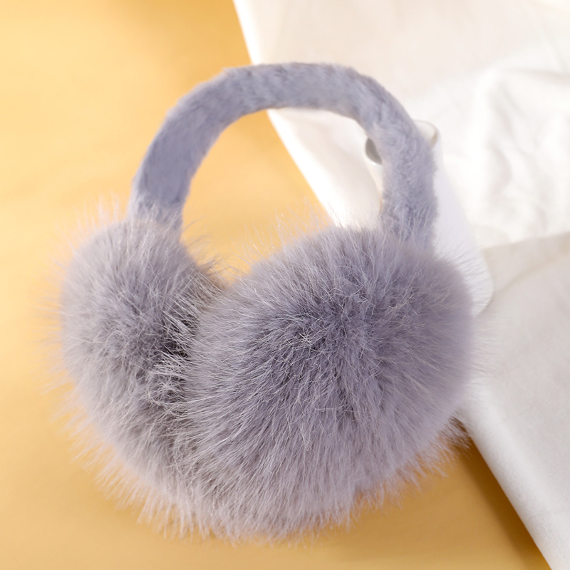 瑞雅折りたたみ式ぬいぐるみ耳あて卸売 冬用レディース裏起毛防寒耳あて 学生用凍結防止耳あてRY