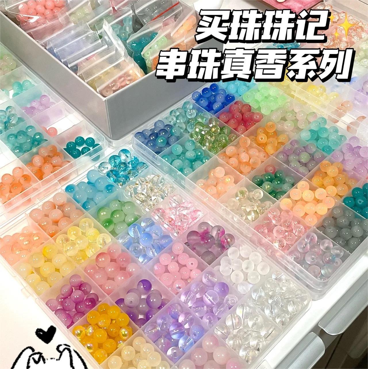 Two-color beads