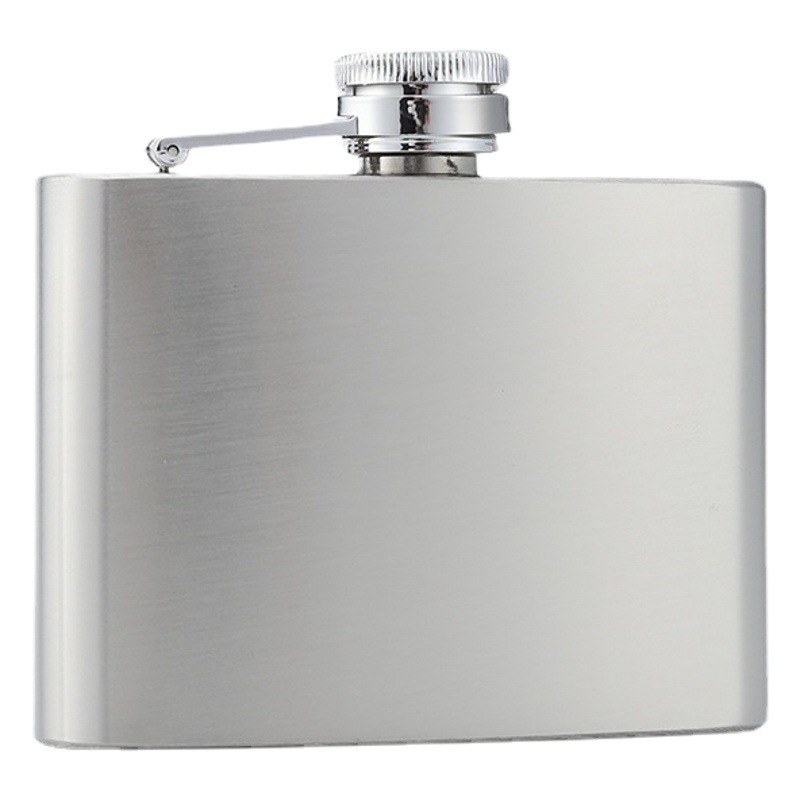 Amazon Stainless Steel Flask 1-18oz Portable Car-Mounted Water Bottle Stainless Steel Flask Wine Bottle Export