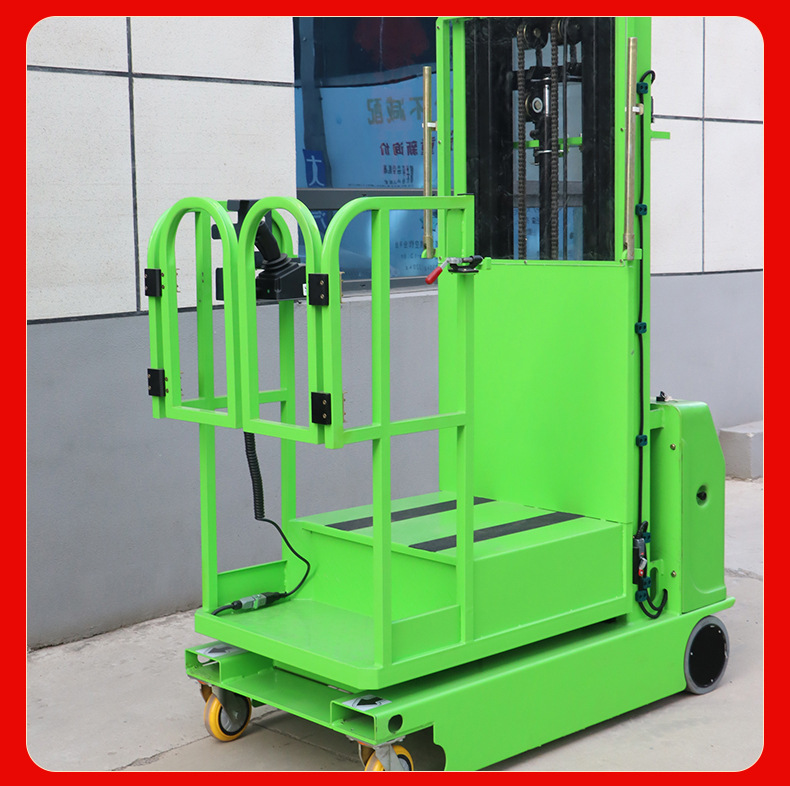 Electric High-Altitude Material Handling Vehicle, High-Altitude Picking and Inspection Vehicle, Intelligent and Efficient Fully Electric High-Altitude Picking Truck