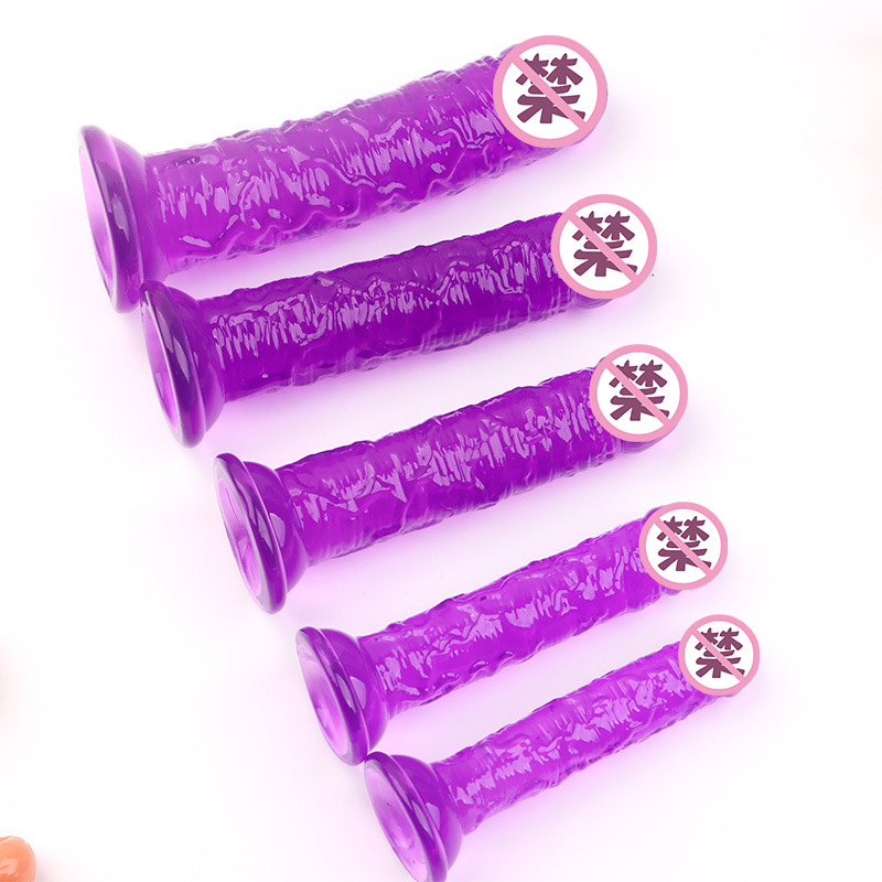 Blue-Veined Realistic Dildo, TPE Suction-Cup-Free Manual Masturbator for Women and Couples — detail image 6