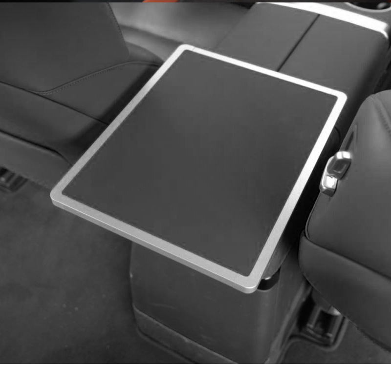 Universal Car-Mounted Floating Small Table for Dining, Round Table, Tea Tray, Makeup, and Office Use Compatible with Ideal, Weilai, Xpeng, and Xiaomi