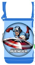 Cartoon genuine glass, children's bag strap, protective case, with embroidery