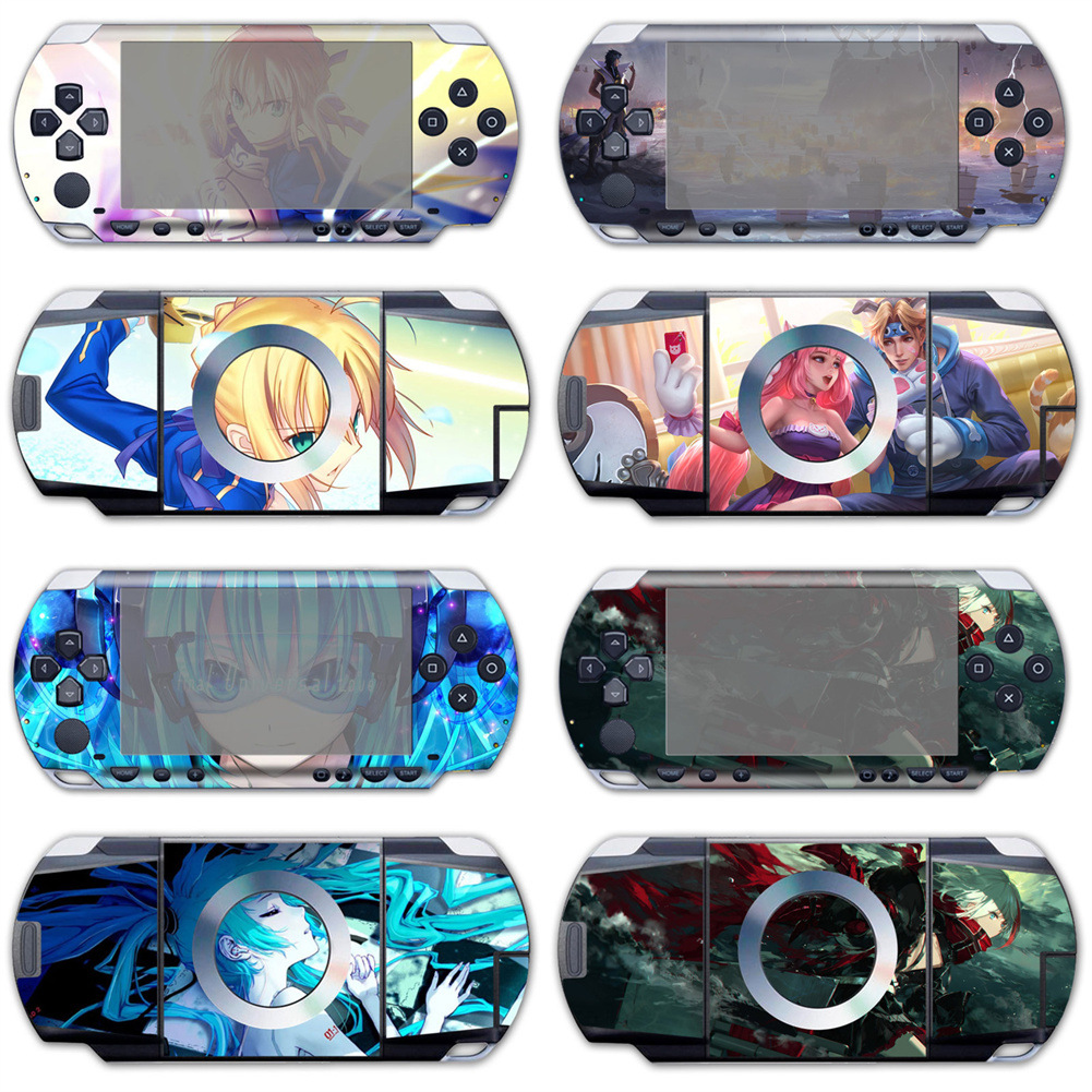 PSP1000贴纸1000贴膜机身保护膜 动漫多款 SKIN STICKER