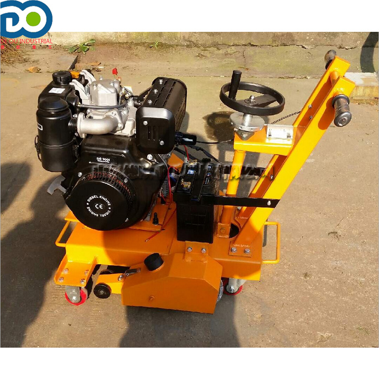 沥青路面开槽机 沥青路面修补开槽机 万向轮式沥青路面开槽机