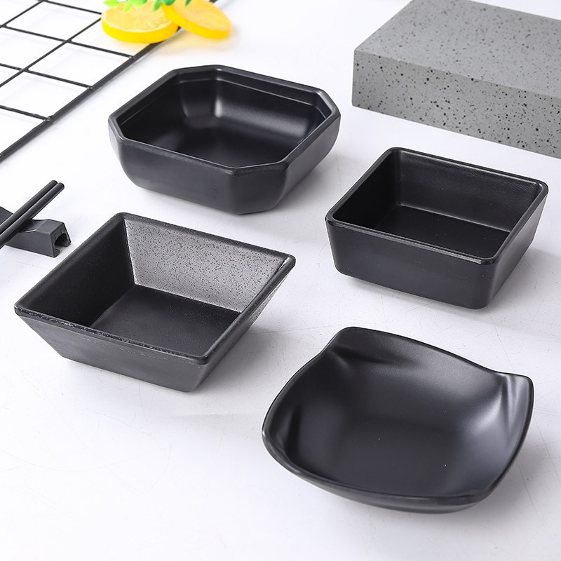 メラミン食器クリエイティブ和風小皿レストランバーベキュー漬物スナック皿鍋レストラン醤油ディップ調味料皿|undefined