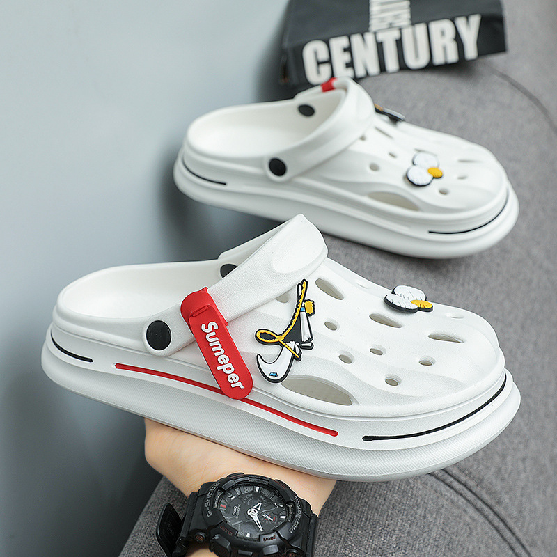 EVA High-elastic Feeling 2024 Trendy Sports Couple All-match Non-slip Men's Slippers Soft-soled Girl's Sandals EVA High-elastic Feeling 2024 Trendy Sports Couple All-match Non-slip Men's Slippers Soft-soled Girl's Sandals
