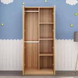 经济型卧室成人组装小衣柜成人儿童衣柜实木质板式环保宿舍收纳柜