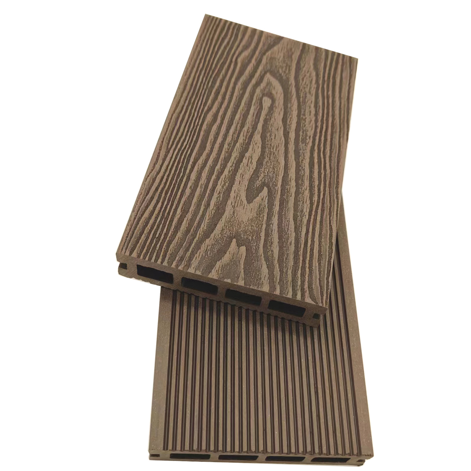 Piso de Madera Plástica con Relieve 3D 140*25 Anticorrosivo para Campo Deportivo y Corredor image 6