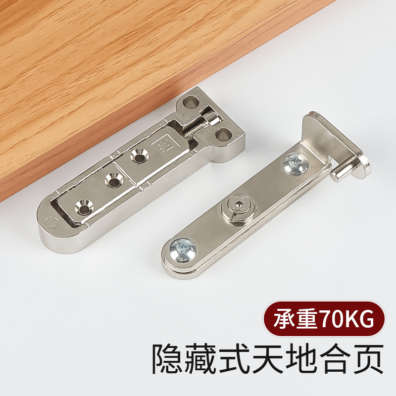 bisagra tridimensional ajustable oculta montaje oculto bisagra de puerta de puerta eje de puerta de apertura plana fábrica de eje giratorio superior e inferior