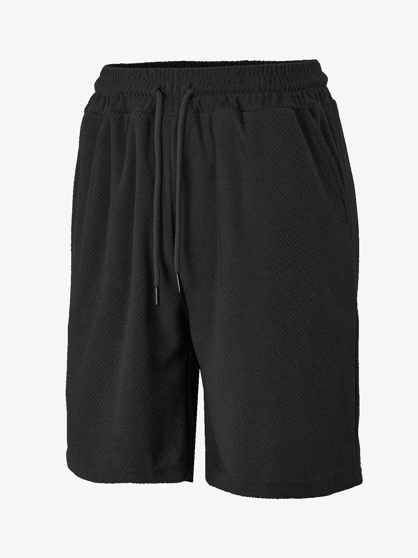 Europa y América transfronterizos TK paleta de verano relajado cómodo transpirable toallas Jacquard de color sólido pantalones cortos casuales de hombre