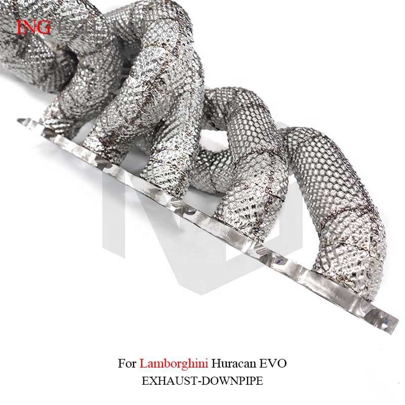 Suitable for Lamborghini Huracan EVO Stainless Steel Exhaust Pipe with Heat Shield