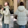 冬季中长款新款好看棉服