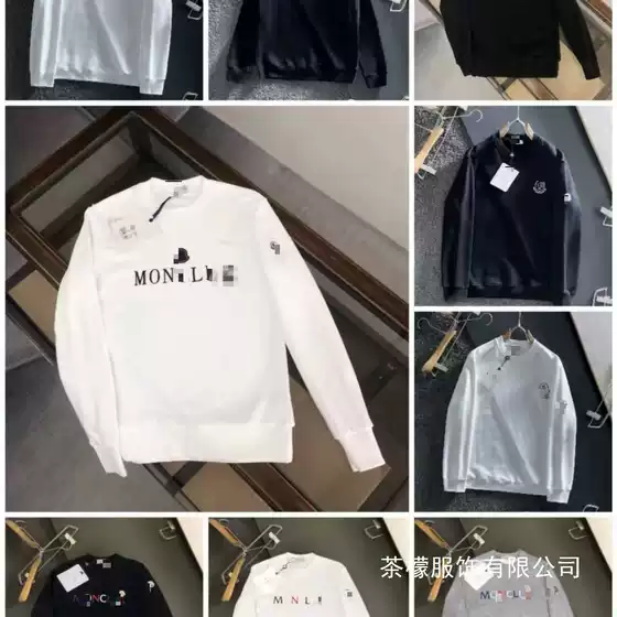Correct Version of Mengjia Summer New Couple Sweatshirt m Family Emblem Embroidered Letters Comfortable Breathable Casual Round Neck Top