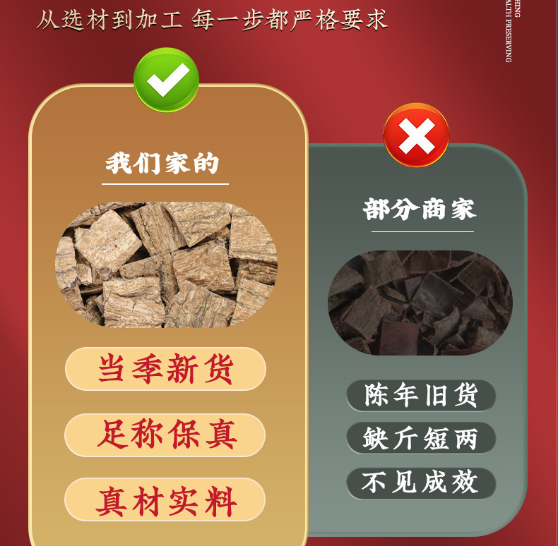 Ba Ji Tian Du Zhong Herbal Blend 75g Jar Morinda and Eucommia Traditional TCM Wellness Support quality and texture