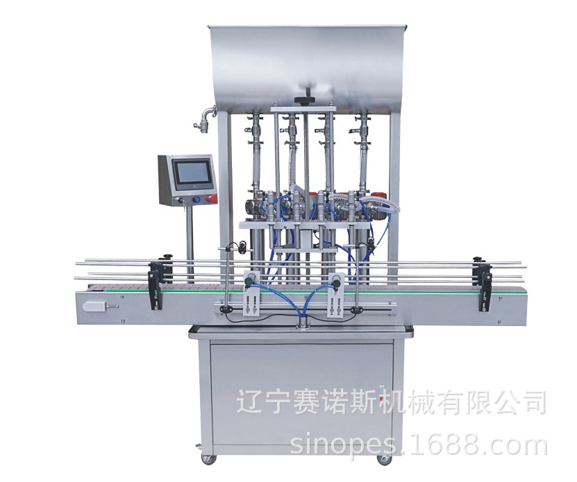 新疆 直线式灌装机 全自动液体灌装机 酒水饮料牛奶灌装机