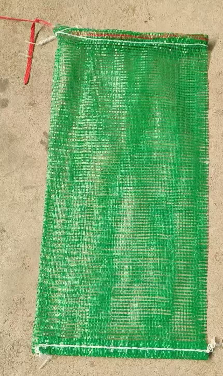 Bolsa de malla verde grande cifrado verduras frutas bolsas de malla abertura de paquete cifrado gran maíz bolsas de malla