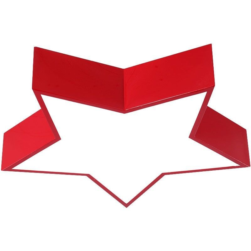 lámpara de forma de estrella de pentaco lámpara de techo led instituciones de capacitación lámpara de cama sala de conferencias lámpara de techo