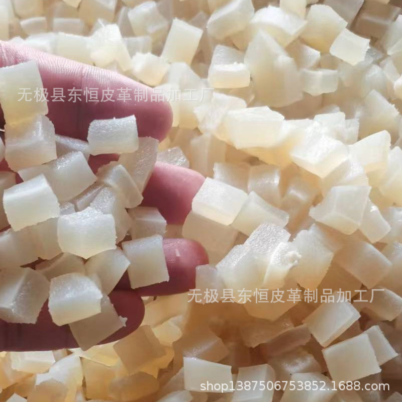 牛副产品 牛皮丁 牛切钉 牛皮筋 牛丁1X1 白色 耐高温110-121℃