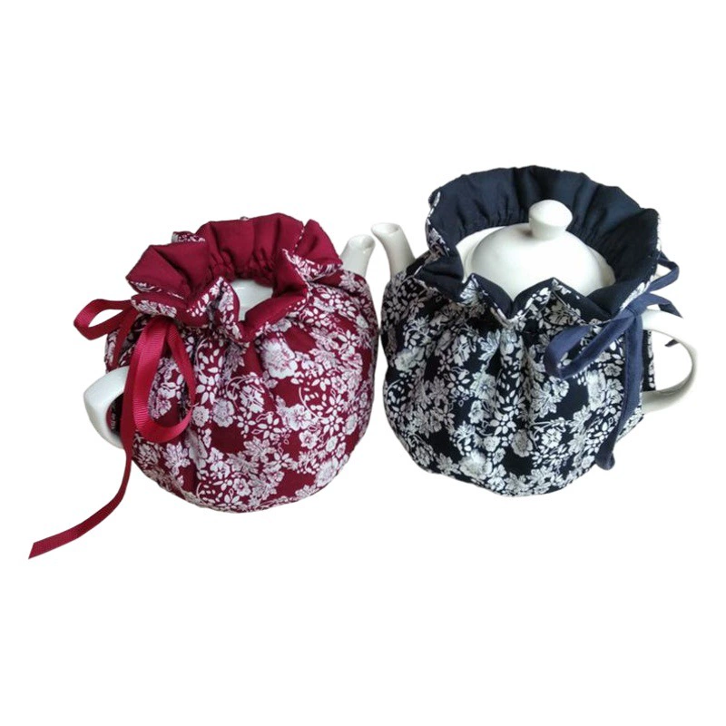 Изоляционная крышка бытового чайника в этническом стиле, теплоизоляция, защита от ожогов, стеганая вручную, защитный чехол для чайника