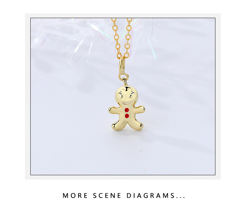 Fashion Cartoon Character Sterling Silver Plating Pendant Necklace 1 Piece