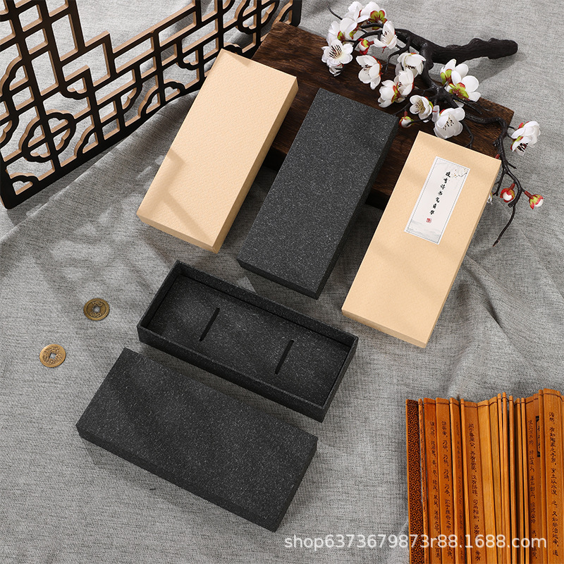 现货天地盖包装盒 新款红木金厘书签盒 创意礼品盒钢笔U盘礼品盒