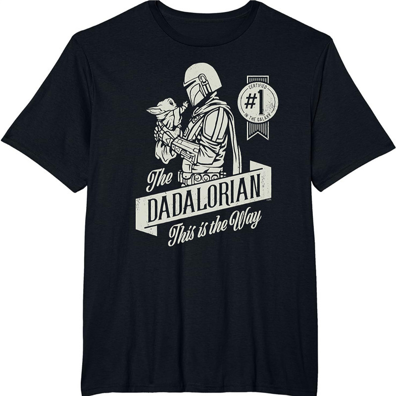plus size GroguT-shirt Star Wars T-shirt Dadalorian shirt short sleeve European and American foreign trade Amazon men