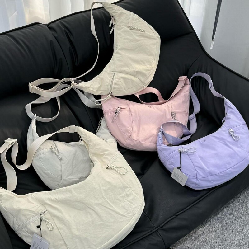 Lulu's New Slouchy 6L Croissant Bag Dumpling Bag Shoulder Bag Outdoor Fitness Yoga Bag 13L Large Capacity
