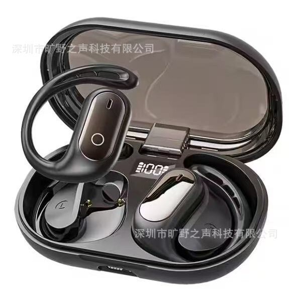 新款夜光流沙XG23pro智能AI翻译挂耳式不入耳OWS开放式蓝牙耳机|undefined