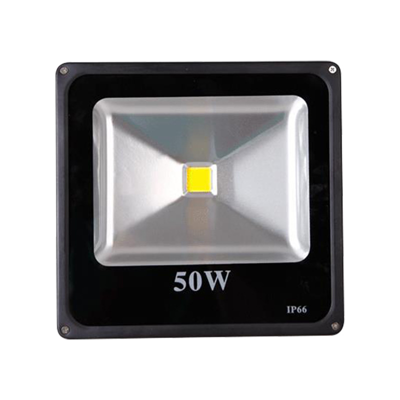 Lámpara de inundación lámpara de proyección LED lámpara cuadrada lámpara de inundación negra 20W30W50W100W150W200W lámpara cuadrada