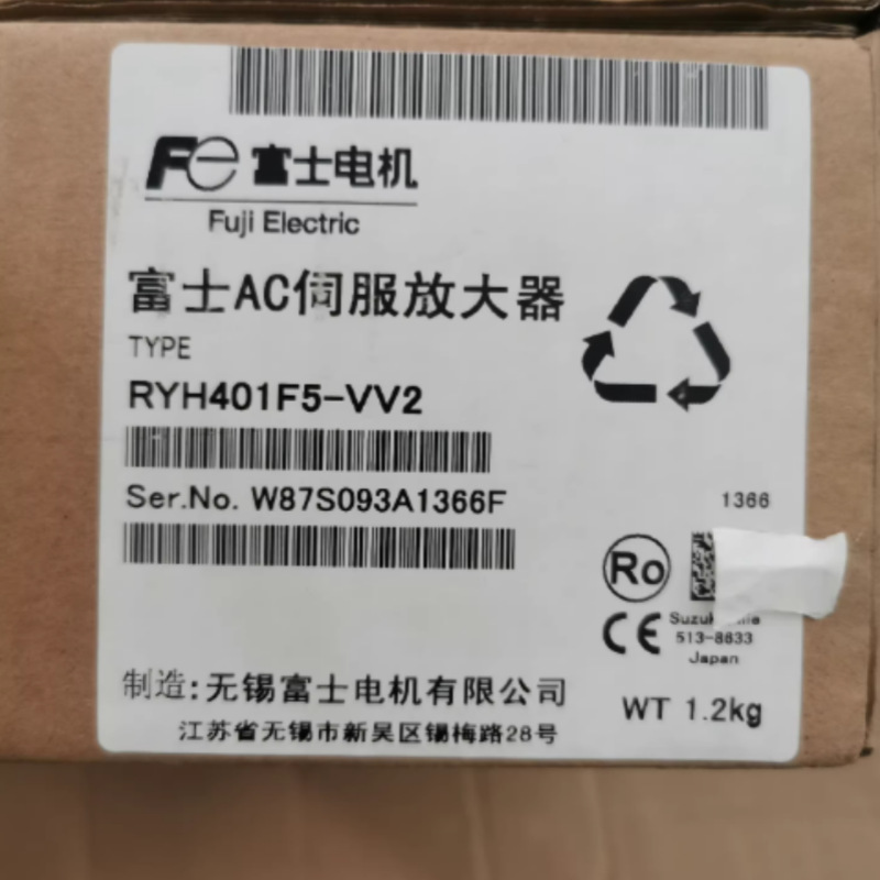 富士FUJI伺服驱动器RYH401F5-VV2 400W